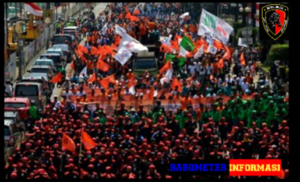 Demo Buruh di Kemenaker Mulai Pagi Ini, Kawasan Gatot Subroto Berpotensi Macet