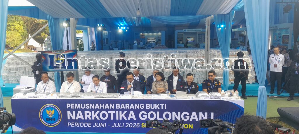 BNN Musnahkan Barang Bukti Narkoba 3,3 Ton dari 5 Kasus, Libatkan Jaringan Internasional